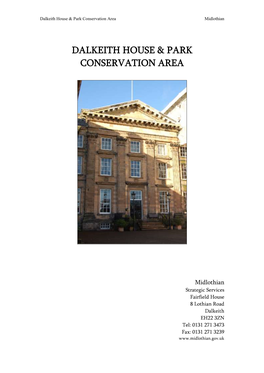 Dalkeith House & Park Conservation Area