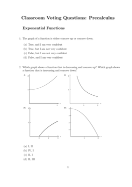 Exponential Functions