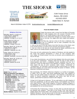 March-2019-Shofar-For-The-Web.Pdf