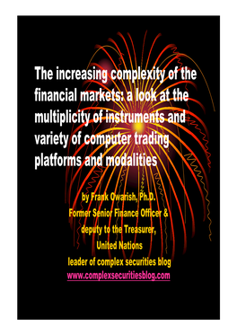 Owarish-Financial Markets