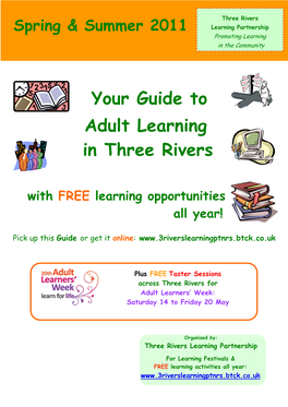 Your Guide to Adult Learning in Three Rivers