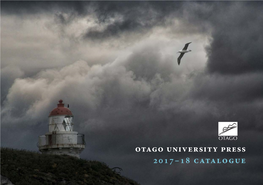Otago University Press 2017–18 Catalogue