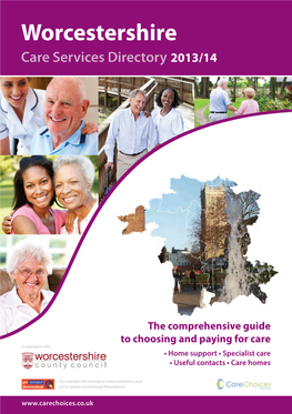 Worcestershire Care Services Directory 2013/14