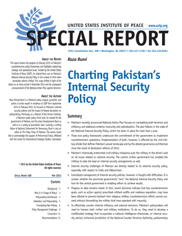 Charting Pakistan's Internal Security Policy