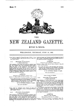 New Zealand Gazette