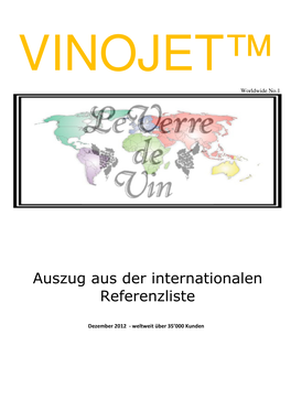 Auszug Aus Der Internationalen Referenzliste