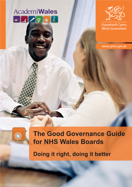 The Good Governance Guide for NHS Wales Boards