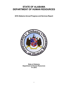 State of Alabama Department of Human Resources