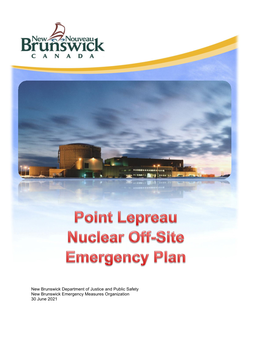 The Point Lepreau Nuclear Off-Site