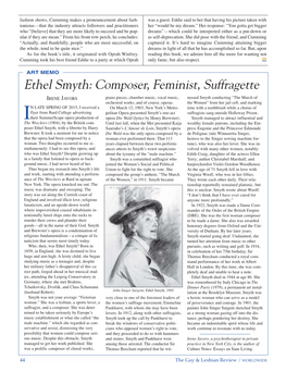 Ethel Smyth: Composer, Feminist, Suffragette