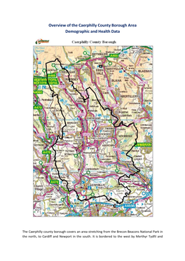 Overview of the Caerphilly County Borough Area Demographic and Health Data