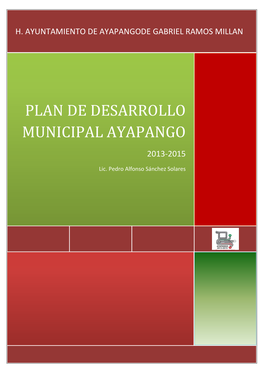 Plan De Desarrollo Municipal Ayapango