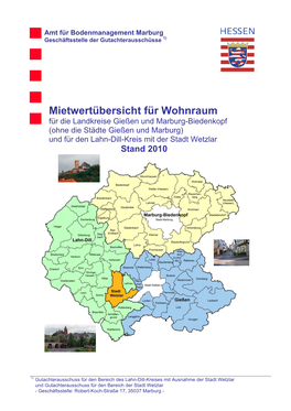 Mietwertübersicht Für Wohnraum