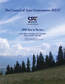 The Council of State Governments-WEST