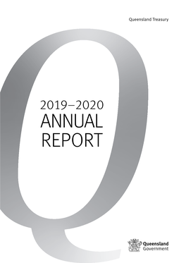 Annual Report 2019–20 and Financial Statements for Queensland Treasury