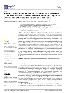 Toxicity Testing by the Microbial Assay for Risk Assessment