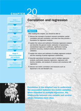 Correlation and Regression