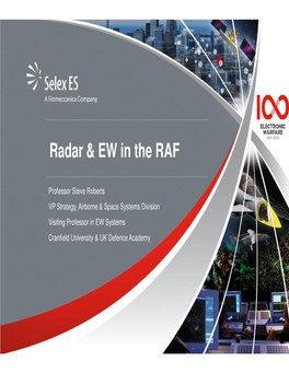 Radar & EW in The