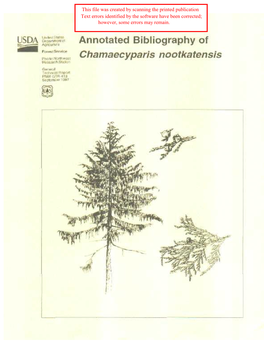 Chamaecyparis Nootkatensis