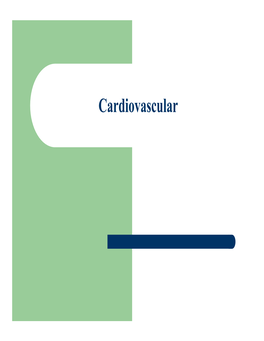 Cardiovascular