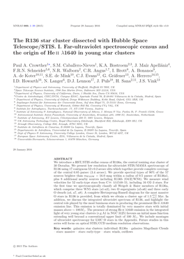 The R136 Star Cluster Dissected with Hubble Space Telescope/STIS