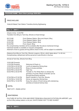 Download Itinerary