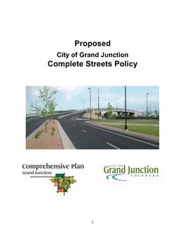 Complete Streets Policy