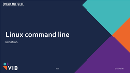 Command Line Initiation