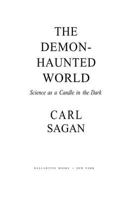 The Demon Haunted World