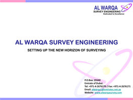 Al Warqa Survey Engineering