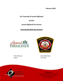 Community Risk Assessment