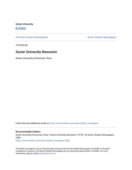 Xavier University Newswire