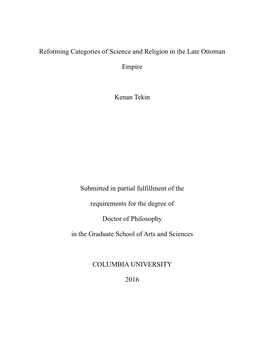 Kenan Tekin Dissertation Approved for Deposit