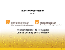 Investor Presentation