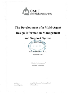 The Development of a Multi-Agent Design Information Management and Support System