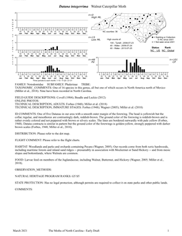 Moths of North Carolina - Early Draft 1