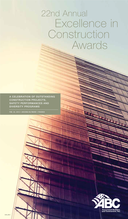 Excellence in Construction Awards