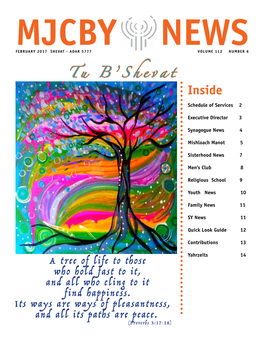 MJCBY NEWS Quick Look Please Tear out and Save! for More Information Look Inside Your Newsletter