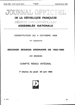 De La République Française