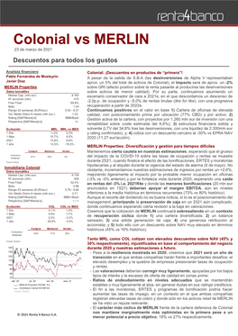 Colonial Vs MERLIN 23 De Marzo De 2021 Descuentos Para Todos Los Gustos