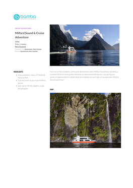 Milford Sound & Cruise Adventure