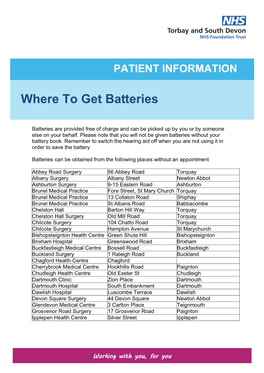 Where to Get Batteries