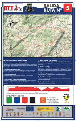 Ruta 5: SALIDA Y LLEGADA EN VALDEHIJADEROS