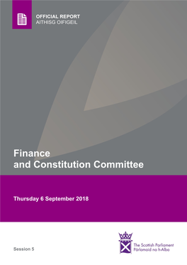 Finance and Constitution Committee