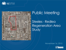 Steeles - Redlea Insert: Context Image, Regeneration Area Rendering Study