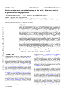 The Formation and Assembly History of the Milky Way Revealed by Its Globular Cluster Population J