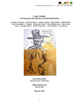 Cabo Verde: Antologia De Poesia Contemporânea