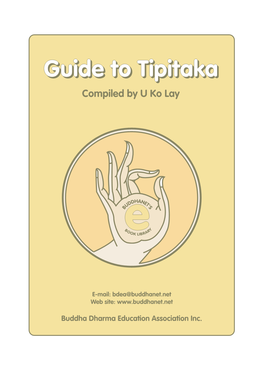 Guide to Tipitaka