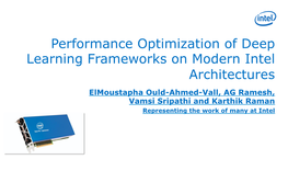 Performance Optimization of Deep Learning Frameworks Caffe* and Tensorflow* for Xeon Phi Cluster