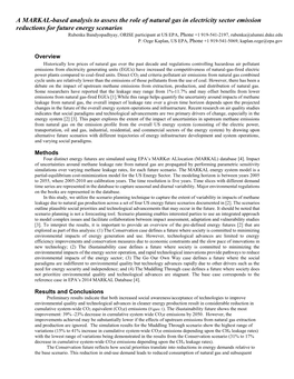 A MARKAL-Based Analysis to Assess the Role of Natural Gas in Electricity